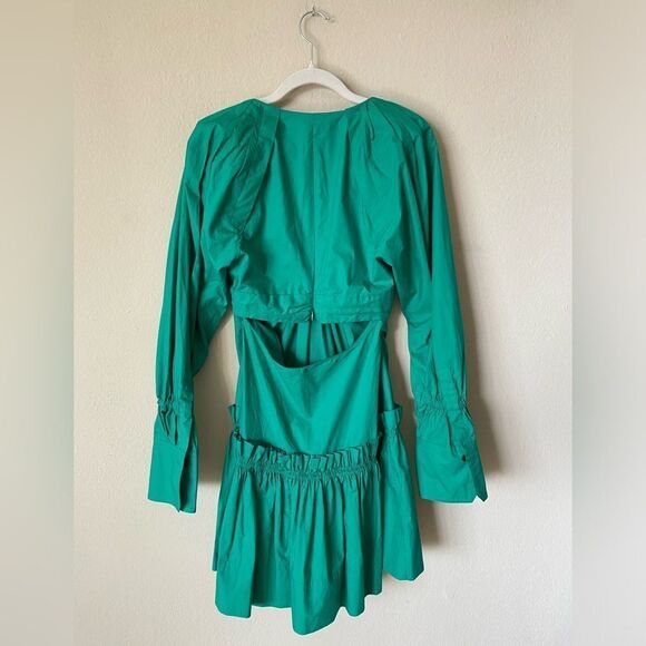 A.L.C. Alexa Mini Green Dress Size 0 - Picture 6 of 9